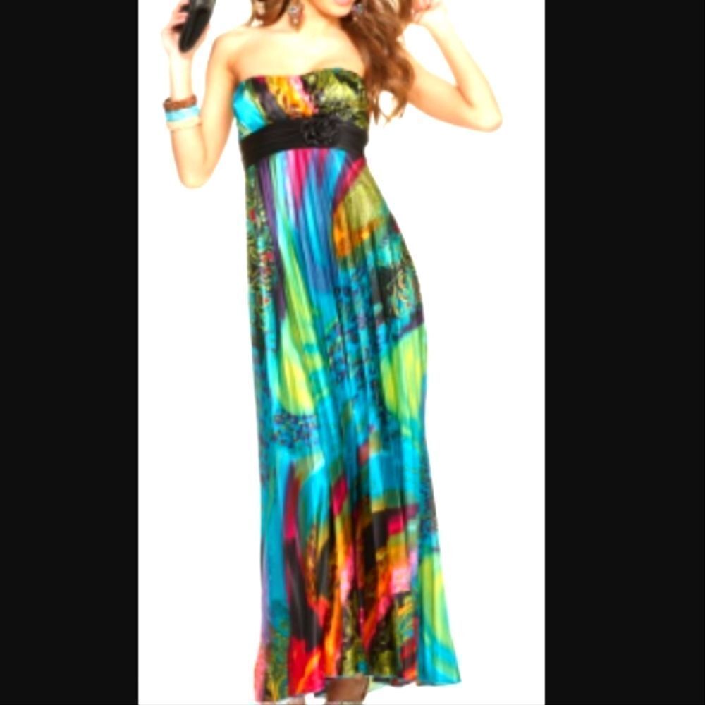 Speechless Formal Multi-Color Floor Length Dress - image 1